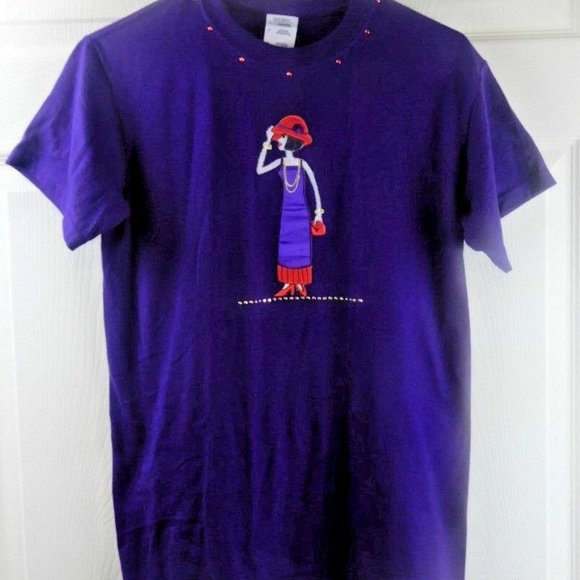 Red Hat Lady Gildan T-Shirt Size S - Picture 10 of 16